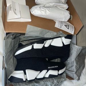 Balenciaga Speed 2.0 black Sparkle